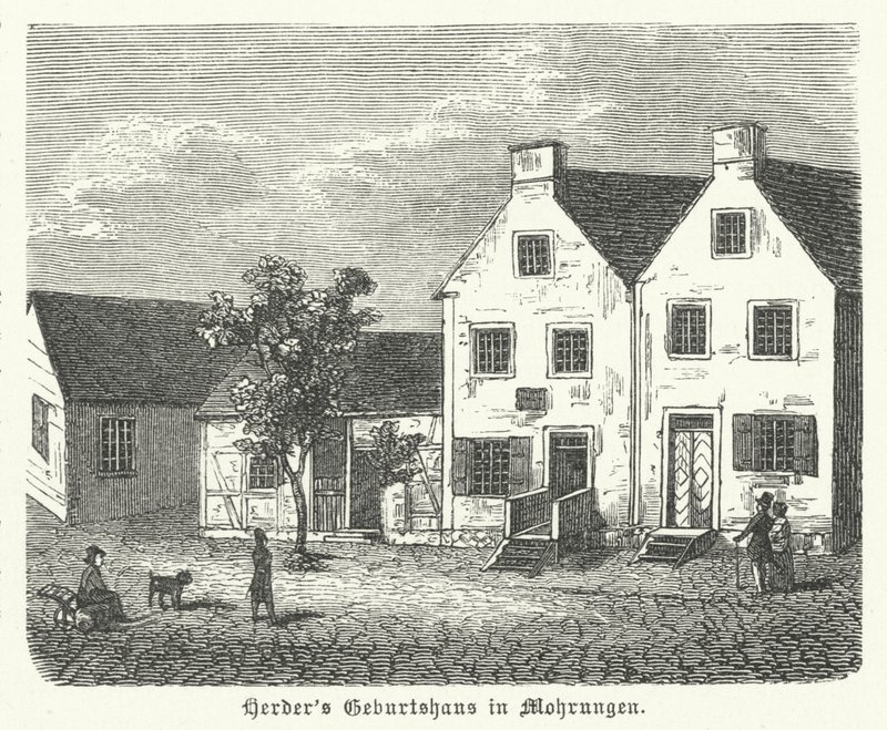 Grav af den tyske digter Friedrich Gottlieb Klopstock, Ottensen, Hamborg (stik) af German School