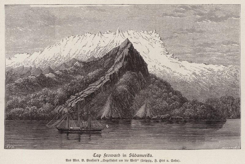 Cape Froward, Chile (gravering) af German School