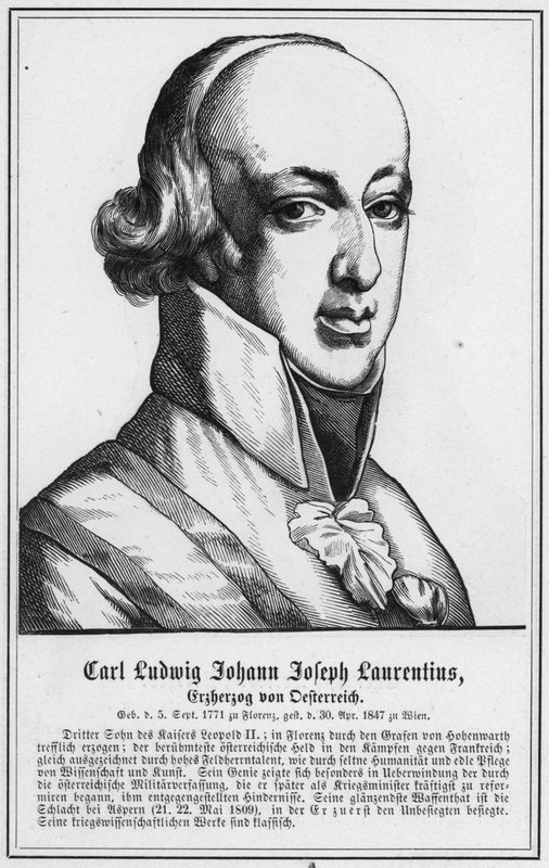 Carl Ludwig Johann Joseph Laurentius, ærkehertug af Østrig (gravering) af German School