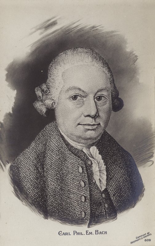 Carl Philipp Emanuel Bach, tysk klassisk musiker og komponist (1714-1788) af German School