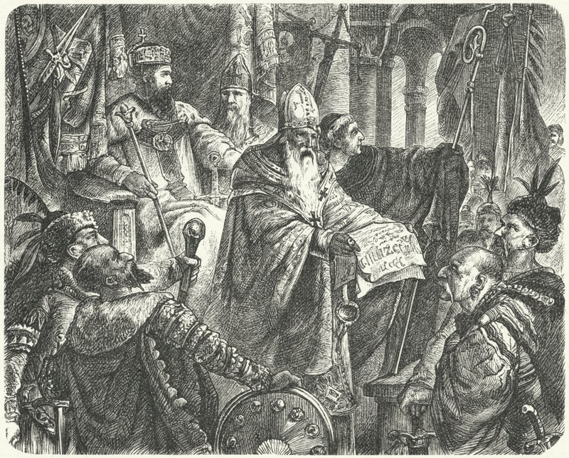 Casimir III af Polen proklamerer Wislicas statut af German School