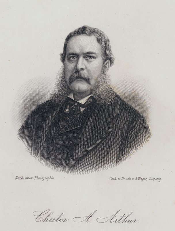 Chester A Arthur, amerikansk politiker og USA