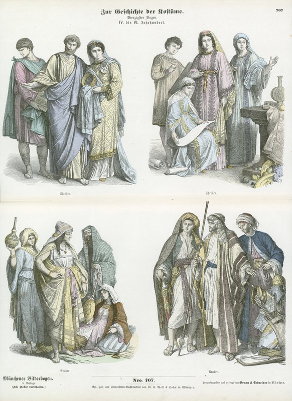 Christians and Arabs, 4th-6th Century  af German School