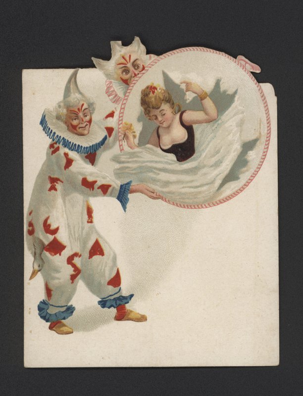 Klovne (chromolitho) af German School