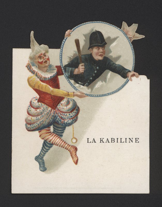 Klovne (chromolitho) af German School