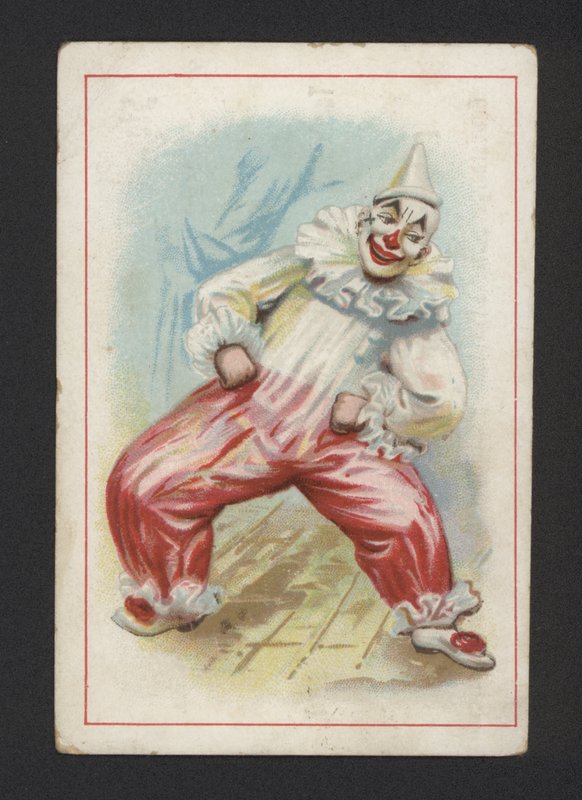 Klovne (chromolitho) af German School