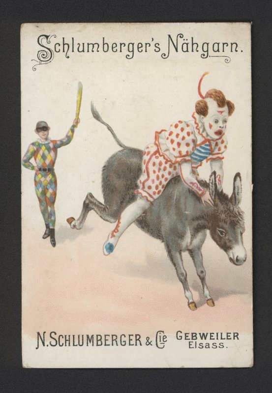 Klovne (chromolitho) af German School