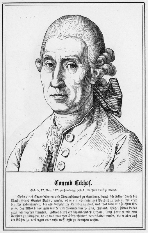 Conrad Eckhof (gravering) af German School