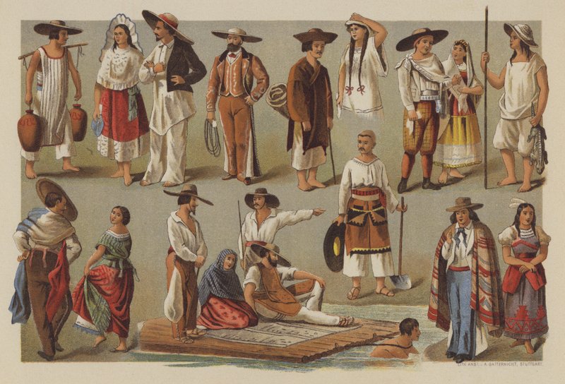 Kostumer i Mexico af German School