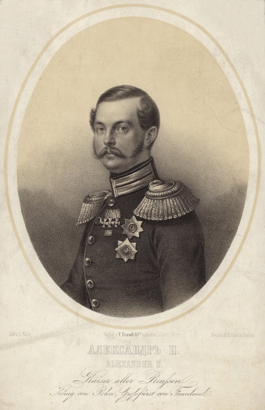 Czar Alexander II af Rusland af German School
