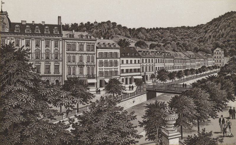 Egerstrasse (litho) af German School
