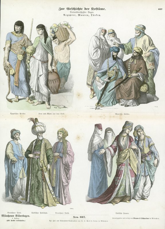 Egyptian, Moorish and Turkish costumes  af German School