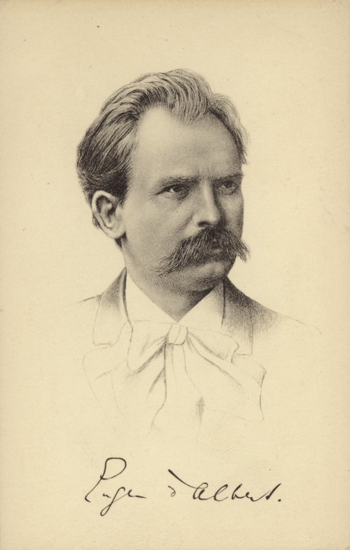 Eugen dAlbert, skotskfødt tysk pianist og komponist (1864-1932) af German School