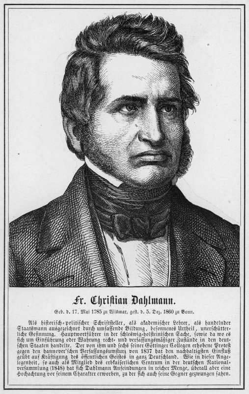 p. Christian Dahlmann (stik) af German School