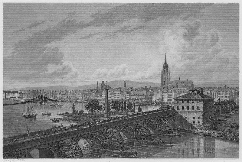 Frankfurt am Main (gravering) af German School