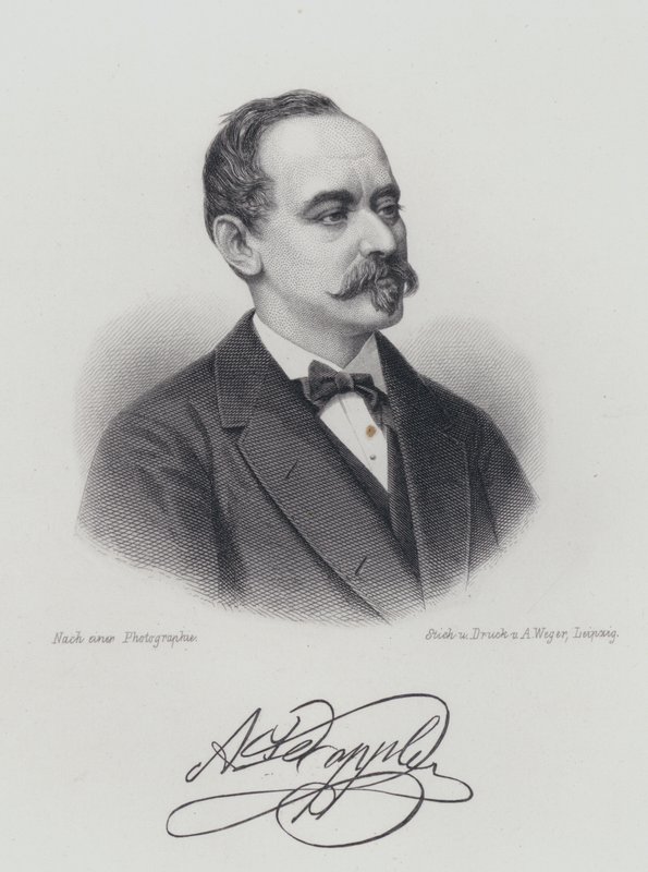 Franz Doppler, østrigsk fløjtenist og komponist (gravering) af German School