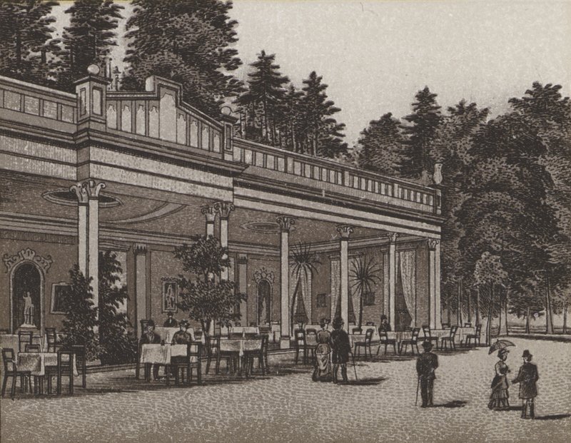 Venskabssal (litho) af German School