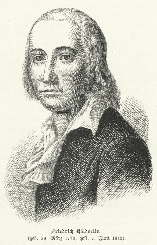 Friedrich Hoelderlin, tysk digter og filosof af German School