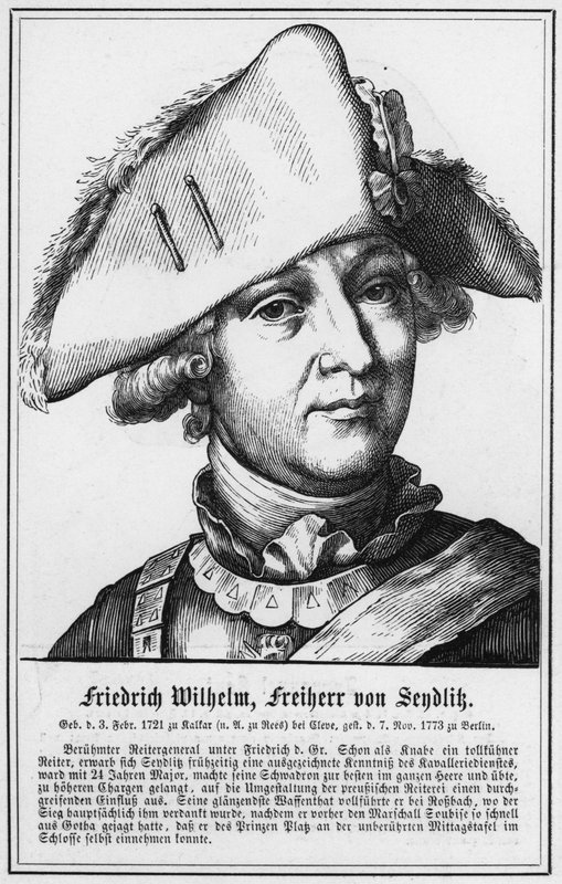 Friedrich Wilhelm, Freiherr von Sendlik (gravering) af German School
