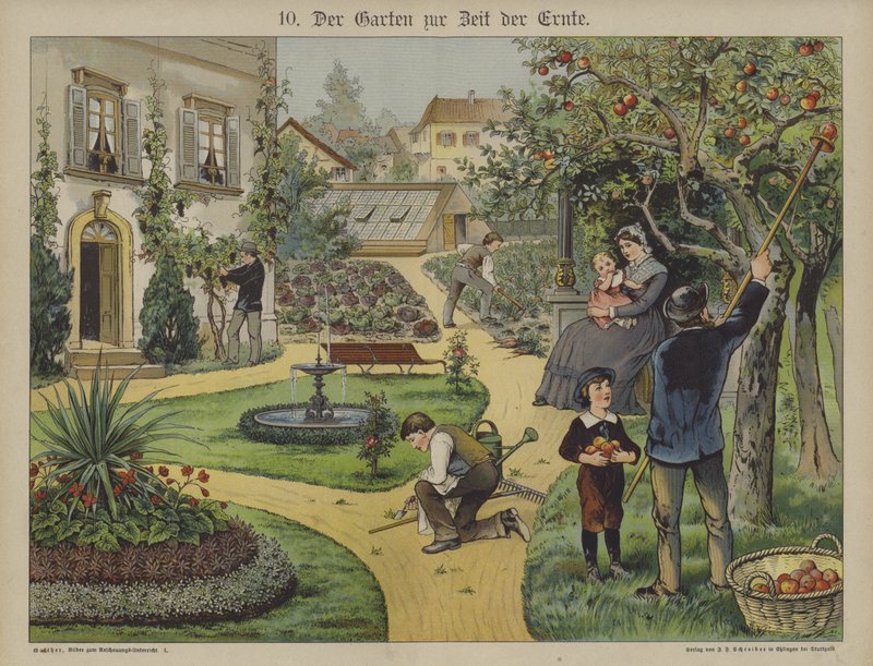 Have i byen (farve litho) af German School