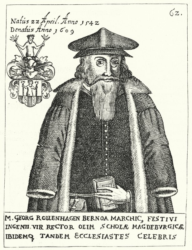 Georg Rollenhagen, tysk dramatiker (stik) af German School