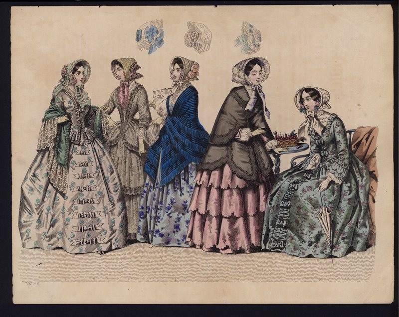 German fashion plate, mid 19th centurydani af German School