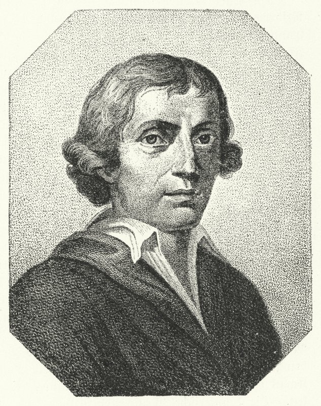 Giuseppe Parini, italiensk satiriker og digter (gravering) af German School