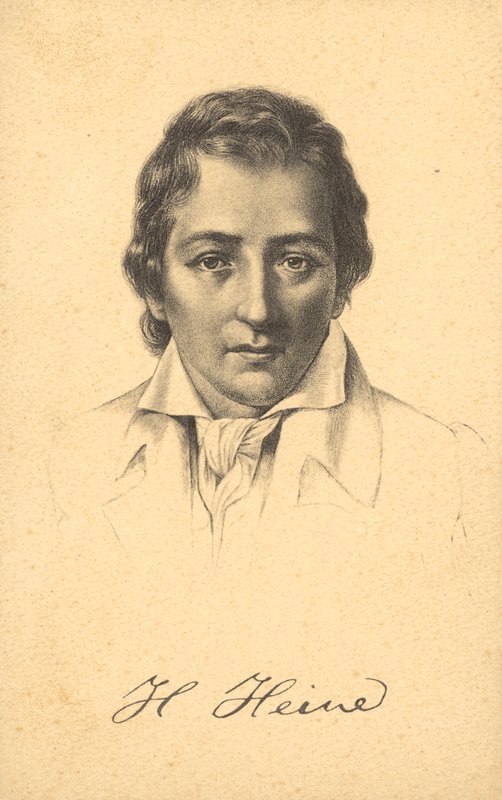 Heinrich Heine (litografi) af German School
