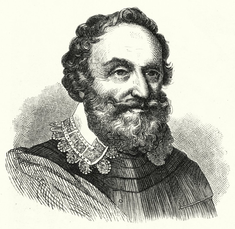 Heinrich Matthias, greve af Thurn, bøhmisk militærkommandant for Trediveårskrigen (gravering) af German School