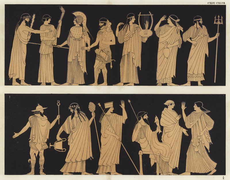 Herakles og Athene af German School
