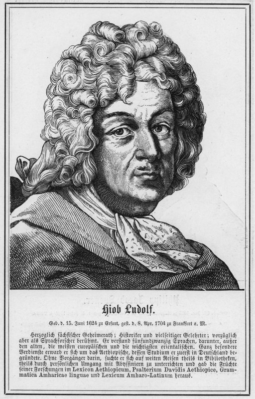 Hiob Ludolf (gravering) af German School