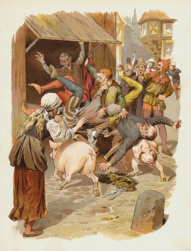 Illustration til Till Eulenspiegel af German School