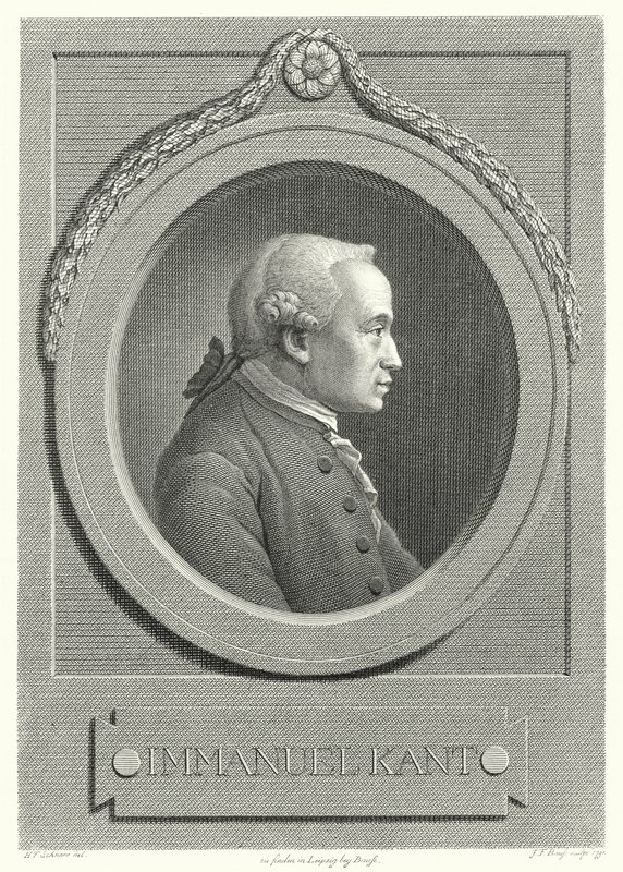 Immanuel Kant, tysk filosof (gravering) af German School