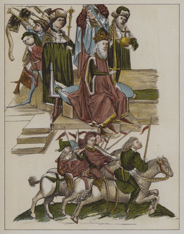 Investitur af Frederik I af huset Hohenzollern som kurfyrste af Brandenburg på koncilet i Konstanz, 18. april 1417 af German School
