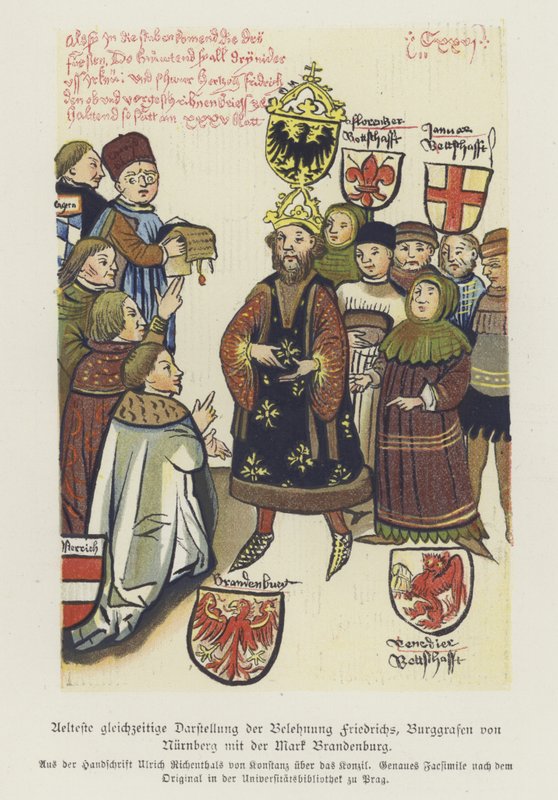 Investitur af Frederik V, Burggreve af Nürnberg af German School