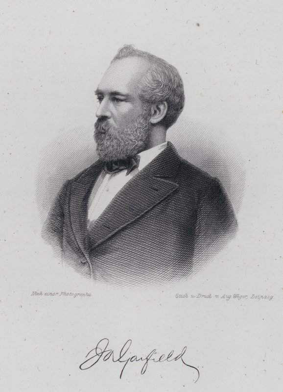 James A Garfield, amerikansk politiker og USA