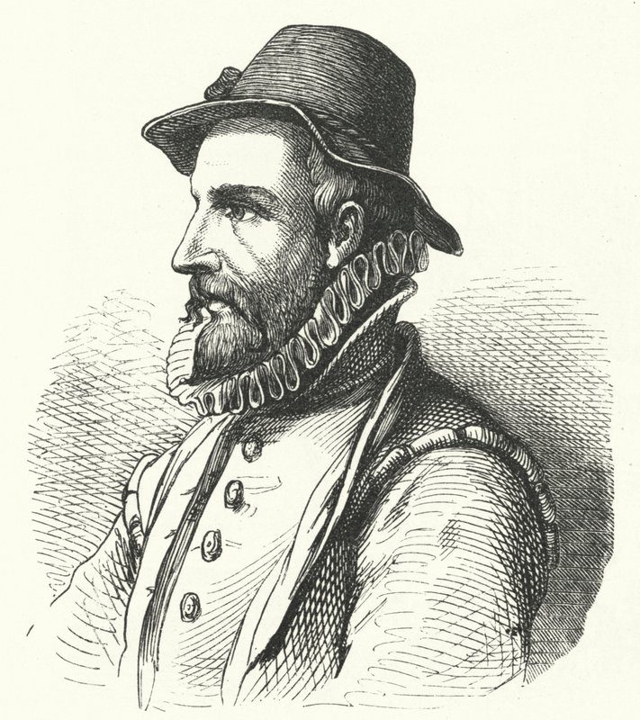 Johann Fischart, tysk forfatter og satiriker (gravering) af German School