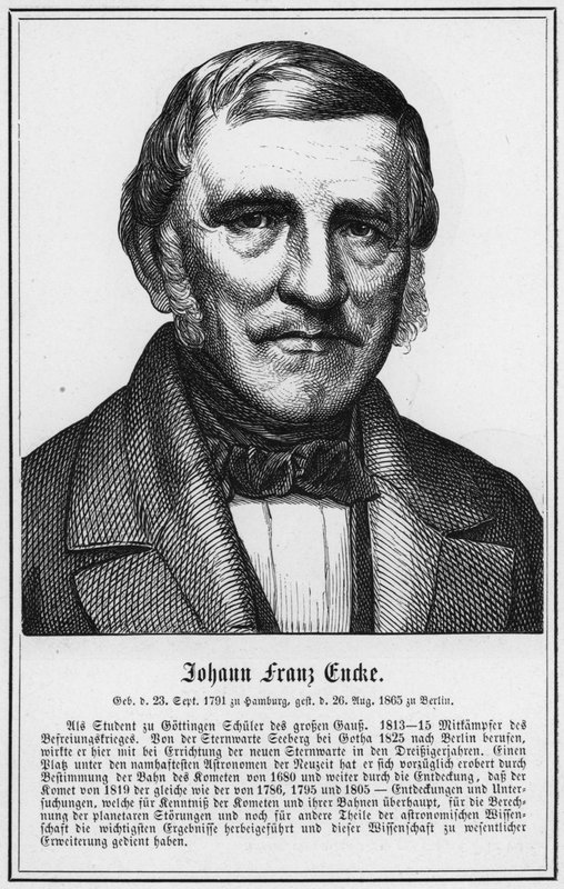Johann Franz Encke (gravering) af German School