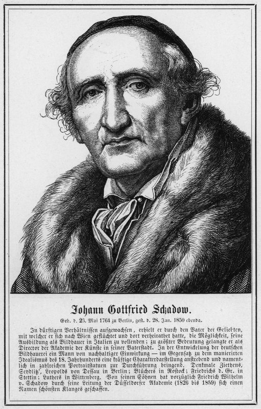 Johann Gottfried Schadow (gravering) af German School