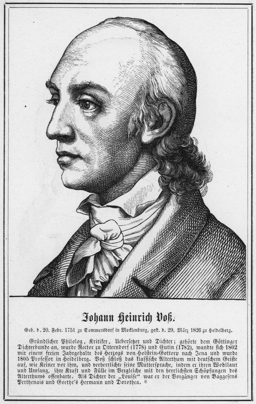 Johann Heinrich Vok (gravering) af German School