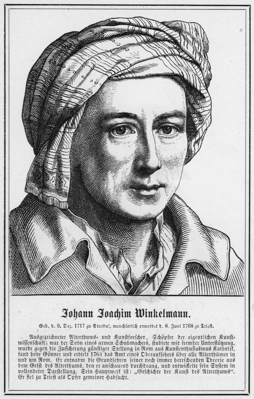 Johann Joachim Winkelmann (gravering) af German School