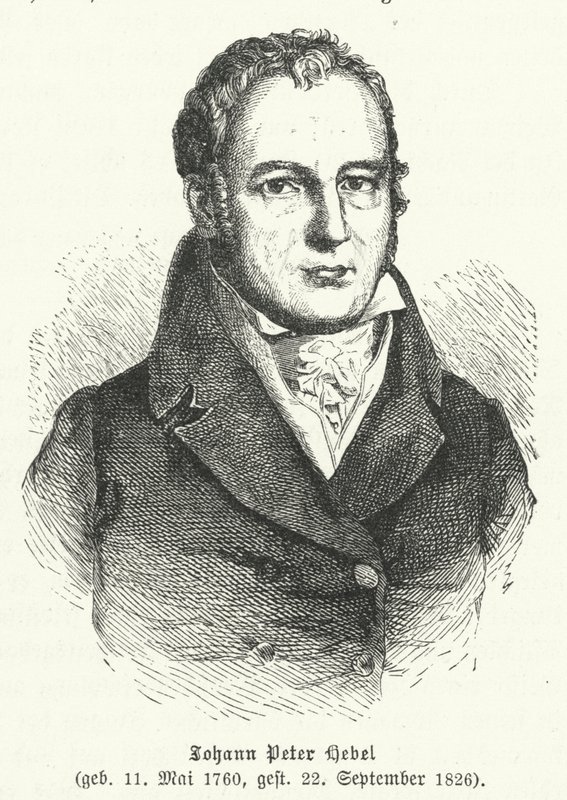 Johann Peter Hebel, tysk digter af German School