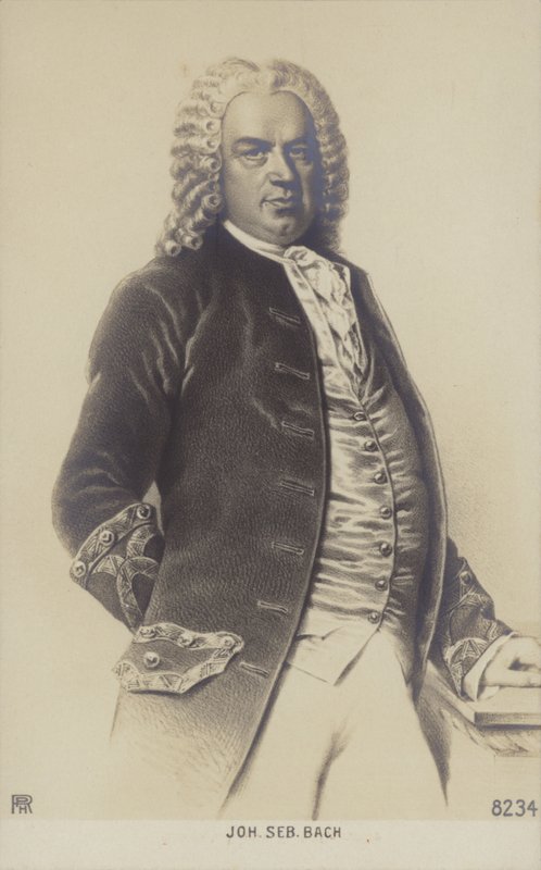 Johann Sebastian Bach, tysk komponist, organist, cembalo, violinist og violinist fra barokperioden (1685-1750) af German School