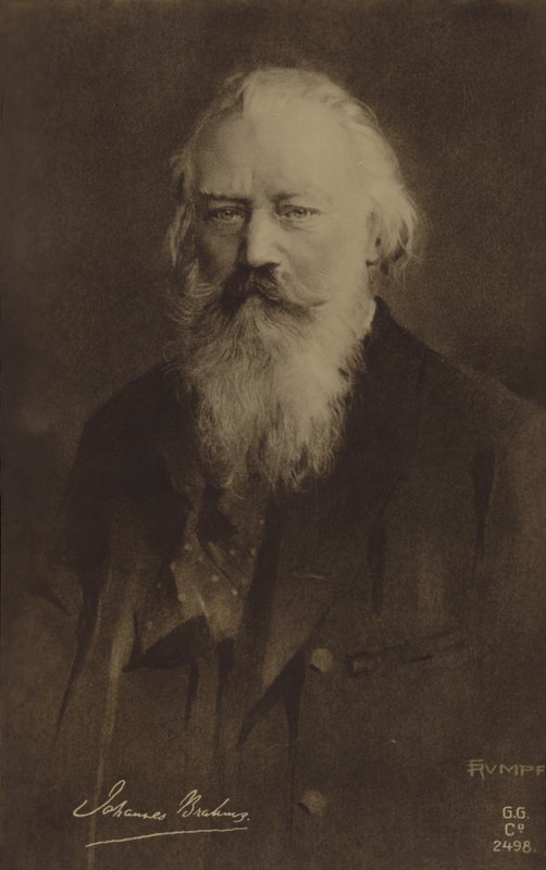 Johannes Brahms, tysk komponist og pianist (1833-1897) af German School