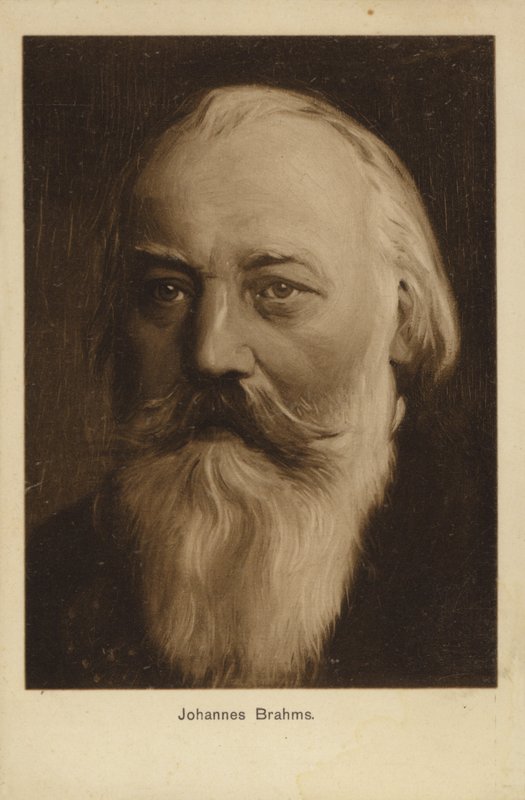 Johannes Brahms, tysk komponist og pianist (1833-1897) af German School