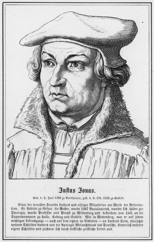 Justus Jonas (gravering) af German School