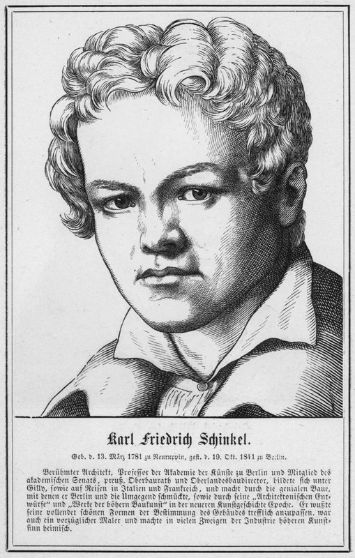 Karl Friedrich Schinkel (gravering) af German School