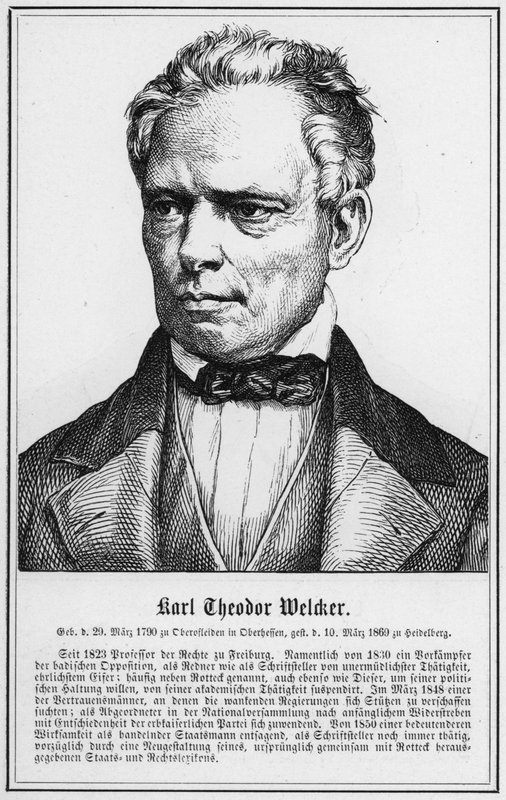 Karl Theodor Welcker (gravering) af German School