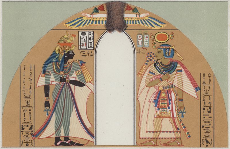 Kong Amenhotep I og hans hustru af German School