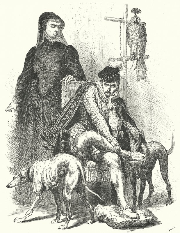 Kong Charles IX af Frankrig og hans mor, Catherine de